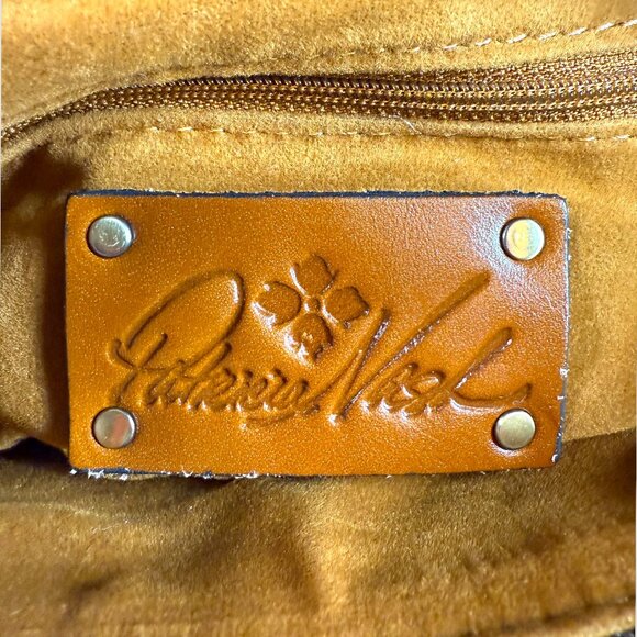 Patricia Nash Nazaire Top Zip Crossbody Bag - "Montana Prairie Skies" - New - Picture 11 of 15